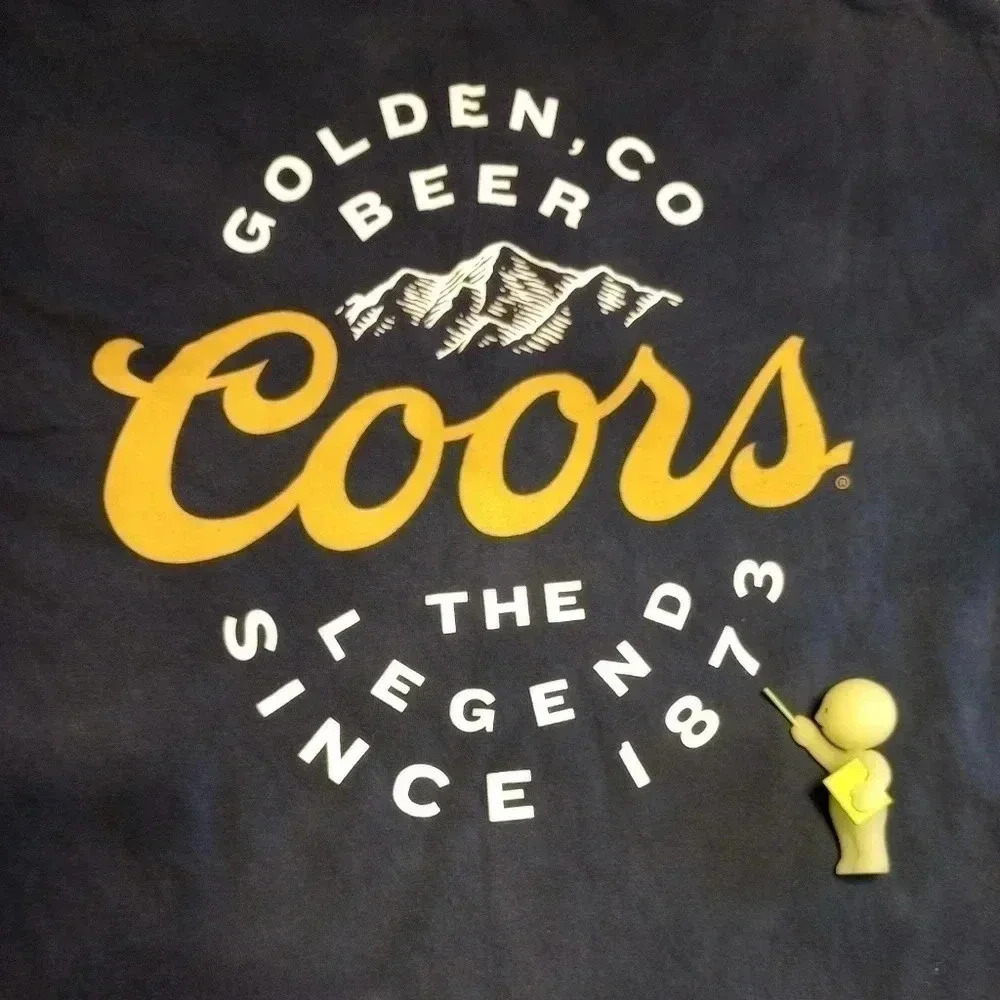 Coors beer vintage collectable shirt size M mens womens legend print Budweiser